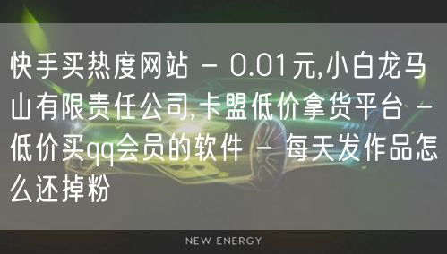 快手买热度网站 - 0.01元,小白龙马山有限责任公司,卡盟低价拿货平台 - 低