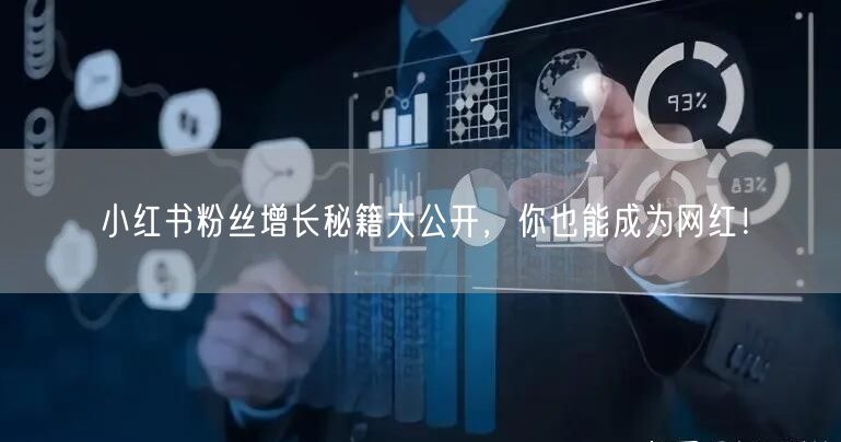 小红书粉丝增长秘籍大公开，你也能成为网红！
