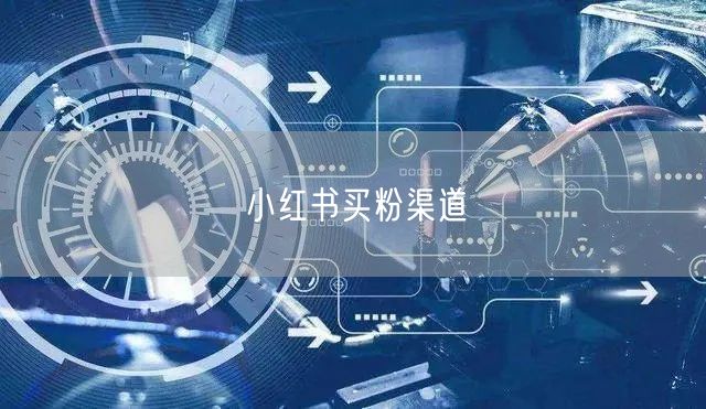 小红书买粉渠道