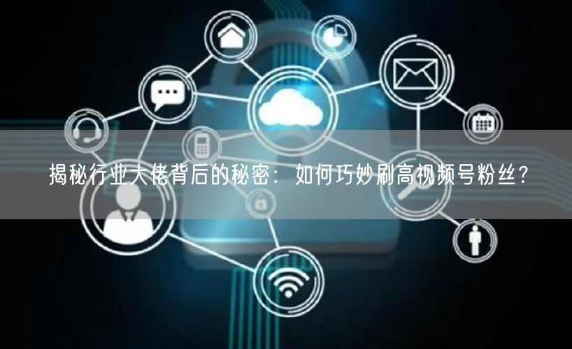 揭秘行业大佬背后的秘密：如何巧妙刷高视频号粉丝？