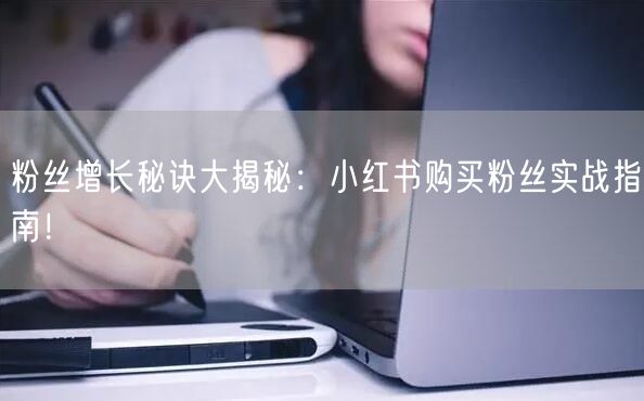 粉丝增长秘诀大揭秘：小红书购买粉丝实战指南！