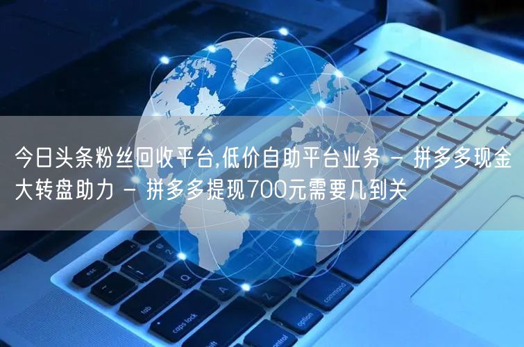 今日头条粉丝回收平台,低价自助平台业务 - 拼多多现金大转盘助力 - 拼多多提现