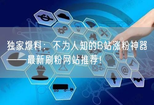 独家爆料：不为人知的B站涨粉神器——最新刷粉网站推荐！