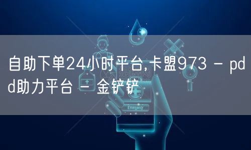 自助下单24小时平台,卡盟973 - pdd助力平台 - 金铲铲