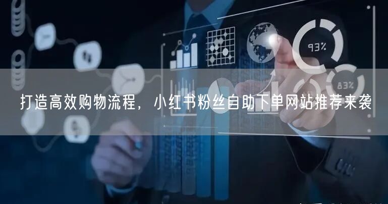 打造高效购物流程，小红书粉丝自助下单网站推荐来袭