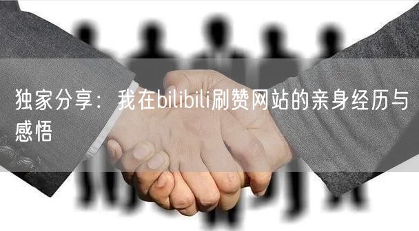 独家分享：我在bilibili刷赞网站的亲身经历与感悟