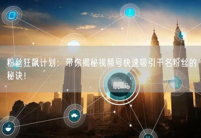 粉丝狂飙计划：带你揭秘视频号快速吸引千名粉丝的秘诀！