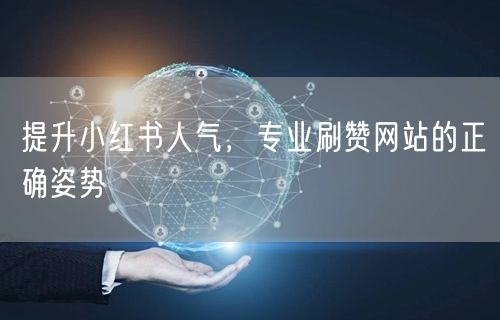 提升小红书人气，专业刷赞网站的正确姿势